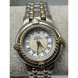 Anne Klein 10/2080-1 New Battery Ladies MOP Watch 24MM 6.5" P85